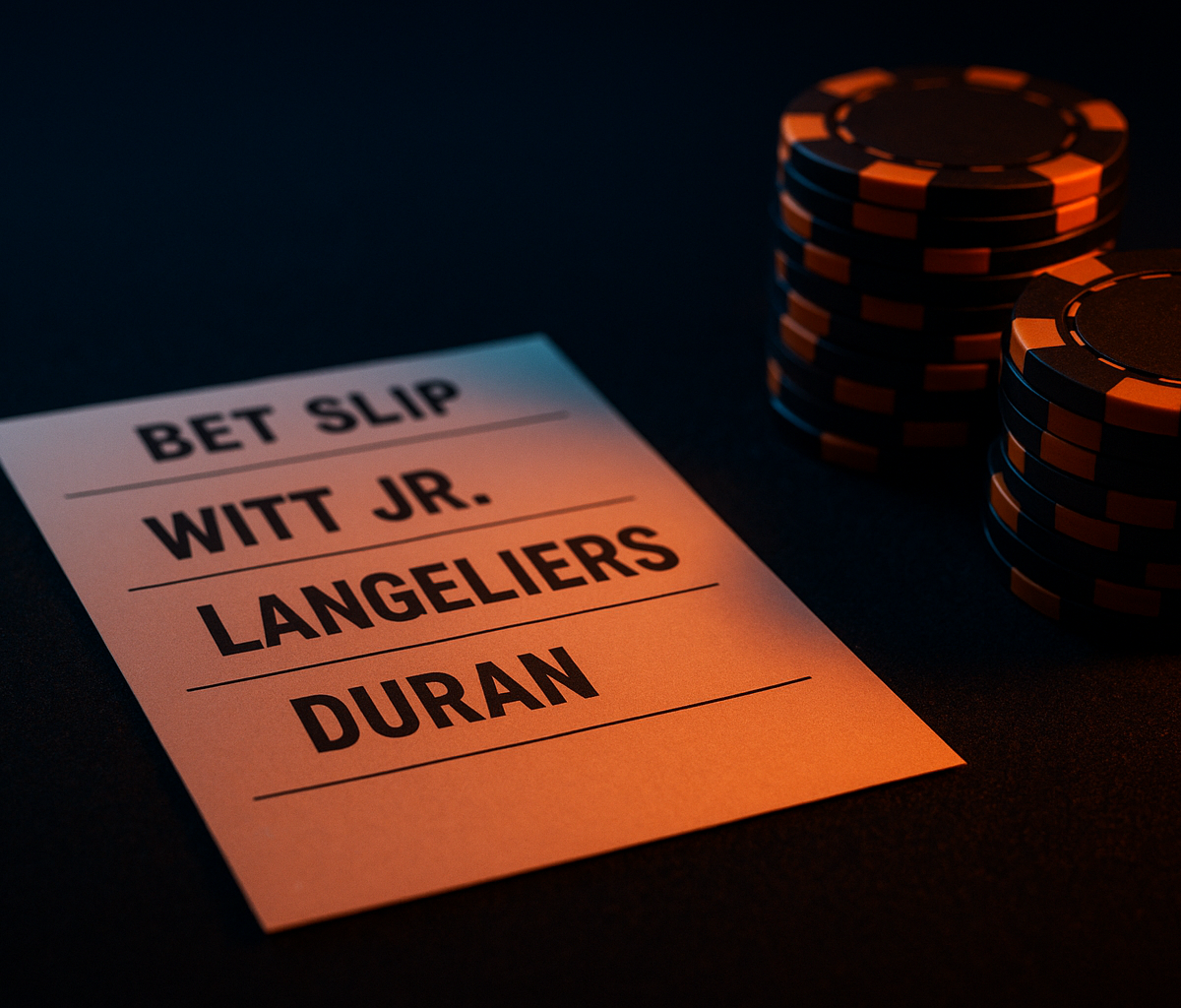 Editorial illustration for: MLB All-Star Game Player Props: Witt Jr., Langeliers, Duran Bets